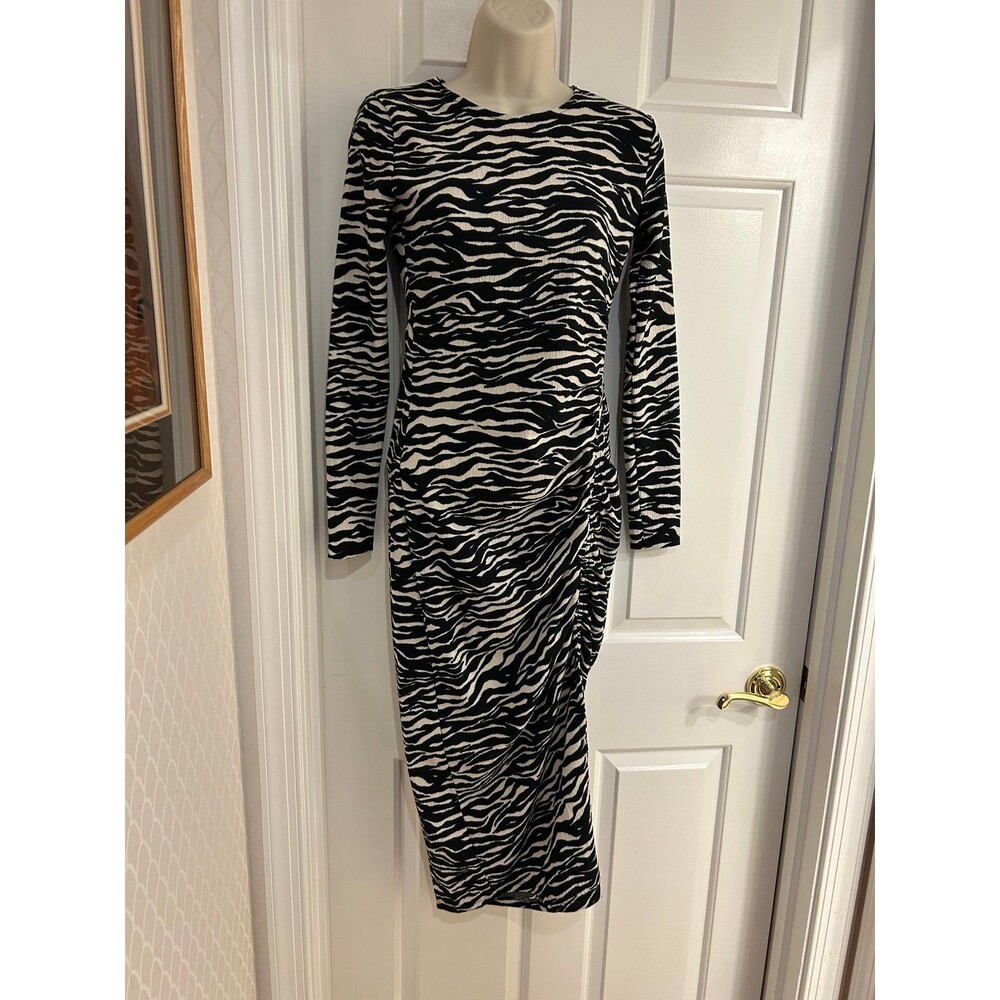 Bershka Bodcon Animal Print Dress - S